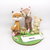 Cake topper Animali del bosco Woodland cake topper battesimo,  compleanno 