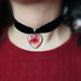 Collana choker heart