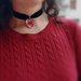 Collana choker heart