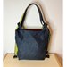 Borsa trasformabile Lime/Nero