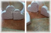 Stampo profumatore diffusore cuore doppio 2 pezzi in silicone