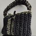 Borsa crochet fettuccia in cotone