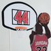 Cake topper di carta, decorazione torta a tema basket, Lakers, Lebron oppure Jordan