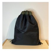 Zaino a sacca Nero (unisex)