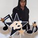 Cake topper di carta, con cantante, Michael Jackson, personalizzabile