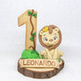 Leone Cake topper  -statuina torta -cake topper primo compleanno - 1 anno