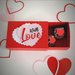 Scatoletta di carta, porta cioccolatini con cuore, idea regalo San Valentino