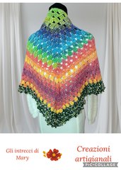 Scialle granny square 