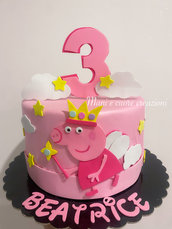 Torta scenografica Peppa Pig