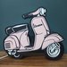 VESPA PIAGGIO led lampada, design italiano