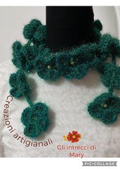 Collana /scaldacollo fiori