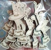 bomboniera scarpette ballerina incisione nome personalizzato handmade laser regalo nascita battesimo compleanno