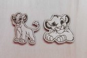 magnete bomboniera re leone simba incisione nome personalizzato handmade laser regalo nascita battesimo compleanno