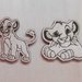 magnete bomboniera re leone simba incisione nome personalizzato handmade laser regalo nascita battesimo compleanno