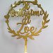 cake topper legno decorazione torta personalizzato regalo handmade laser party battesimo compleanno anniversario