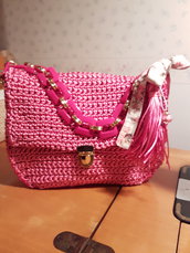 Borsa "Candy" in raso 