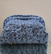 Borsetta clutch bag denim