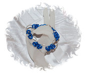 Bracciale Chainmaille "Blue"
