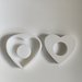 Stampo in silicone portacandela a cuore  porta tealight cuore