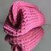 Borsa clutch bag crochet rosa fucsia