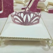 Cuscino con tiara - confettata - battesimo