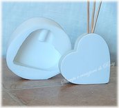 STAMPO IN SILICONE PROFUMATORE DIFFUSORE CUORE 6 cm