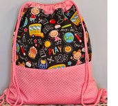 Zaino Back to School personalizzabile per bambina, sacca scuola, asilo, sport, da ginnastica, sacca danza