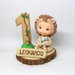 Leone Cake topper 1 anno -statuina torta -cake topper primo compleanno -