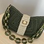 Borsa Giada verde oro