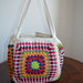 Borsa granny manici bianchi