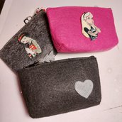 Pochette piccola con cerniera