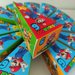 scatole Super Mario a forma di fetta torta scenografica personalizza regalini fine festa