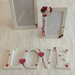 Set scritta legno love amore cornici porta foto ti amo