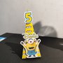 Scatolina Minions triangolo festa compleanno piramide cattivissimo me 