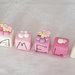 cake topper cubi nome con farfalle e cake topper bebè biberon 6 cubi 6 lettere