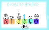 cake topper cubi arcobaleno tema calcio