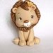 Leone Cake topper -battesimo -statuina torta -cake topper nascita -cake topper compleanno bimbo