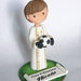 Cake topper Prima Comunione calciatore, portiere ,personalizzato, statuina