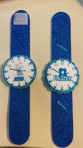 Orologi gioco bracciali finti gadget fine festa personalizzati Frozen