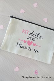 Pochette "KIT DELLA SUPER MAMMA – Organizzazione Perfetta Sempre con Te!"