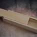 Portapenne in legno scatola artigianale cm 23 x 6,5 x 4