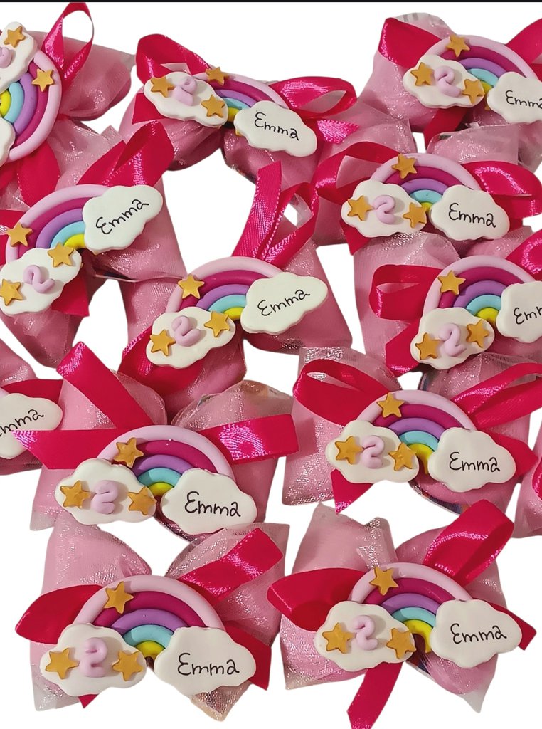 2 Striscioni Personalizzati Per Festa Di Compleanno Con Unicorno Arcobaleno - Decorazioni Per Bambina