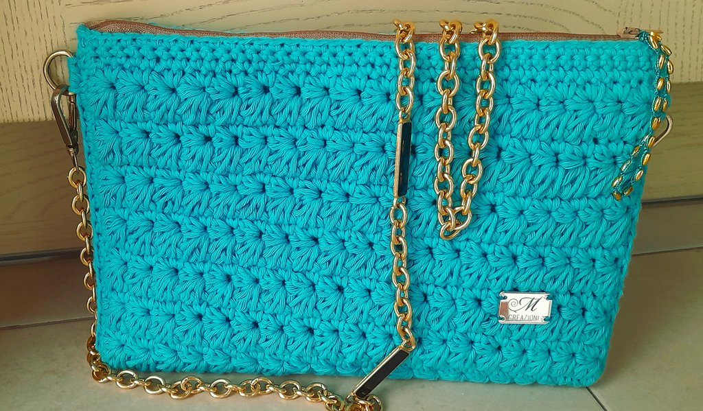 Pochette all'uncinetto elegante - Donna - Borse - di il crochet del