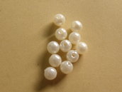 150 perle bianche piccole 5 mm