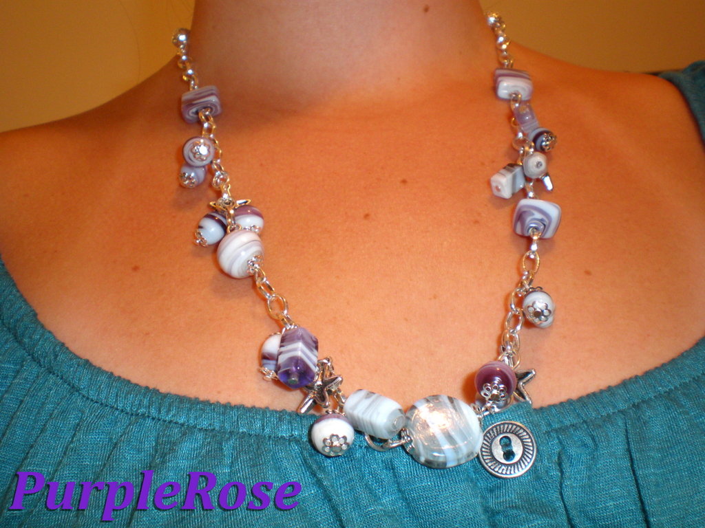 Reaky Collana Con Perline Bohémien, Collana Con Ciondolo A Forma Di Stella Marina, Collana Con Ciondolo A Forma Di Conchiglia, Accessorio Estivo, Plastica - Foto 5