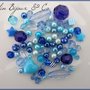 ♥ LOTTO PERLE AZZURRO/BLU2 ♥