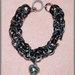 Bracciale Chainmaille "Black heart"