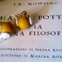 Orecchini in Fimo "Boccino D'Oro" Harry Potter