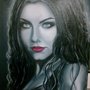 Dipinto Quadro Amy Lee Evanescence Ritratto