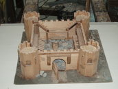 castello medioevale in legno